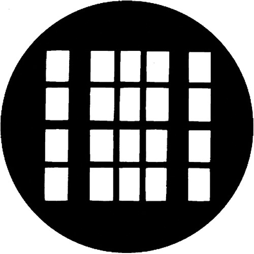 Rosco Standard Steel Gobo #7769 - Ritz