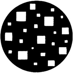 Rosco Standard Steel Gobo #7208 - Abstract Skyline - Size M 66mm