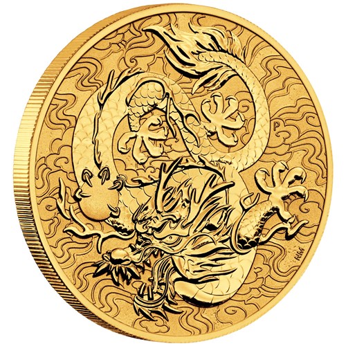 2022 Dragon 1oz Gold Bullion Coin