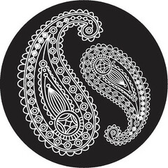 Rosco Standard Steel Gobo #7176 - Flames 2 - Size M 66mm