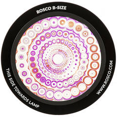Rosco Radial 2 B/W Rotating Glass Gobo (Custom Size)