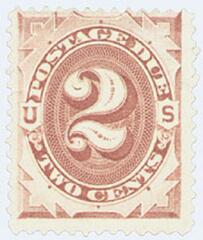 Postage Due - brown.