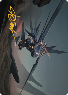Steel Seraph Art Card - Gold-Stamped Signature