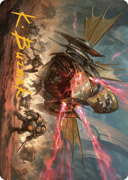 Liberator, Urzas Battlethopter Art Card - Gold-Stamped Signature