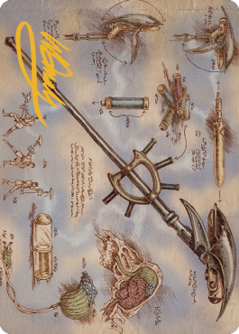 Staff of Domination Art Card - Gold-Stamped Signature Staff of Domination Art Card - Gold-Stamped Signature