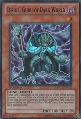 Ceruli, Guru of Dark World - SDGU-EN003 - Super Rare - 1st Edition