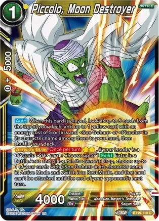 Piccolo, Moon Destroyer - BT19-110 - C