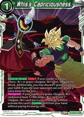 Whis's Capriciousness - BT19-092 - C - Foil
