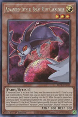 Advanced Crystal Beast Ruby Carbuncle - BLCR-EN010 - Secret Rare - 1st Edition