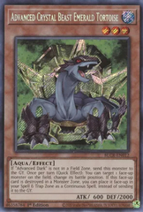 Advanced Crystal Beast Emerald Tortoise - BLCR-EN012 - Secret Rare - 1st Edition