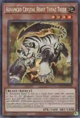 Advanced Crystal Beast Topaz Tiger - BLCR-EN013 - Secret Rare - 1st Edition