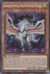 Advanced Crystal Beast Sapphire Pegasus - BLCR-EN016 - Secret Rare - 1st Edition