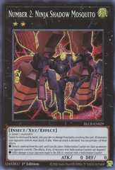 Number 2: Ninja Shadow Mosquito - BLCR-EN029 - Secret Rare - 1st Edition