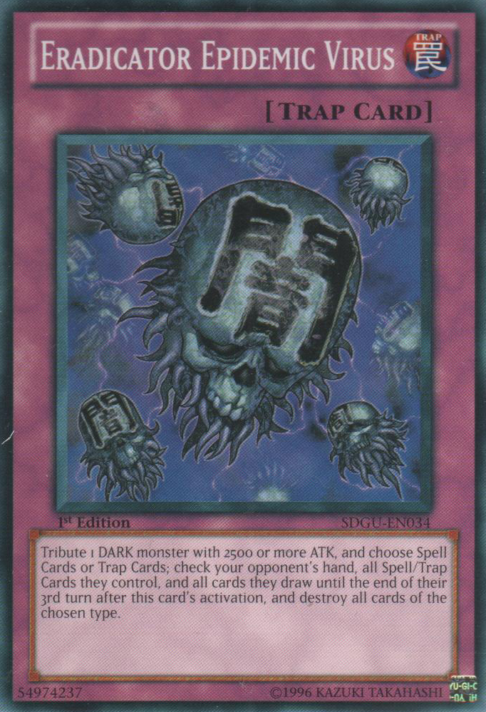 Virus epidemique Eradicator - SDGU-EN034 - Commun - 1ere edition // SDGU - Structure Deck: Gates of the Underworld