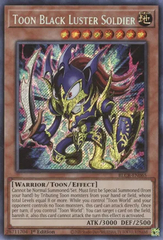 Toon Black Luster Soldier - BLCR-EN065 - Secret Rare - 1st Edition