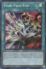 Toon Page-Flip - BLCR-EN068 - Secret Rare - 1st Edition