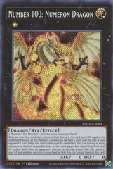 Number 100: Numeron Dragon - BLCR-EN084 - Secret Rare - 1st Edition