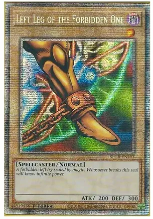 Jambe gauche de lInterdit - BLCR-EN103 - Starlight Rare - 1ere edition // Battles of Legend: Crystal Revenge