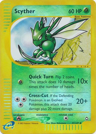 Scyther - 57/147 - Uncommon - Reverse Holo