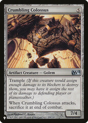 Crumbling Colossus - The List