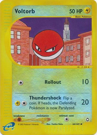 Voltorb - 64/147 - Uncommon - Reverse Holo