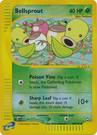 Bellsprout - 68/147 - Common - Reverse Holo