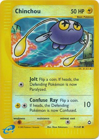 Chinchou - 71/147 - Common - Reverse Holo