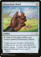 Powerstone Shard - The List