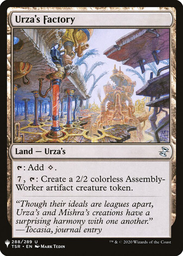 Urzas Factory - The List