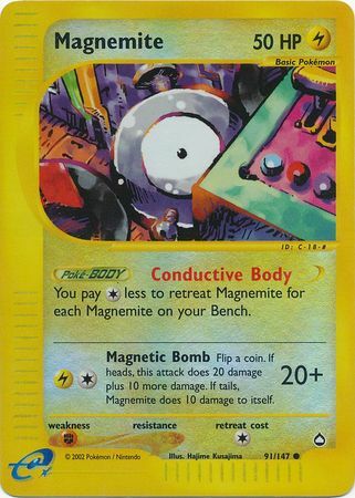 Magnemite - 91/147 - Common - Reverse Holo