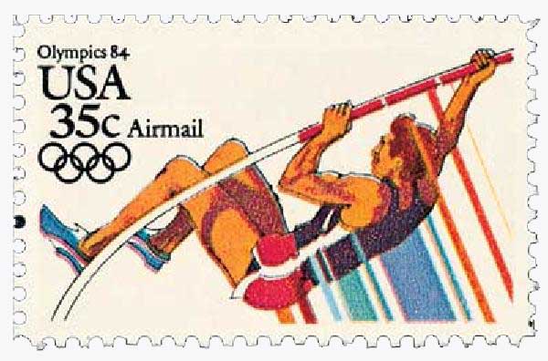 Pole Vaulting, 1984 Olympics