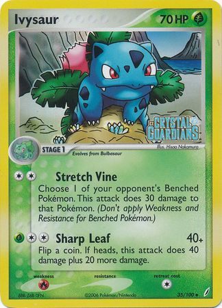 Ivysaur - 35/100 - Uncommon - Reverse Holo