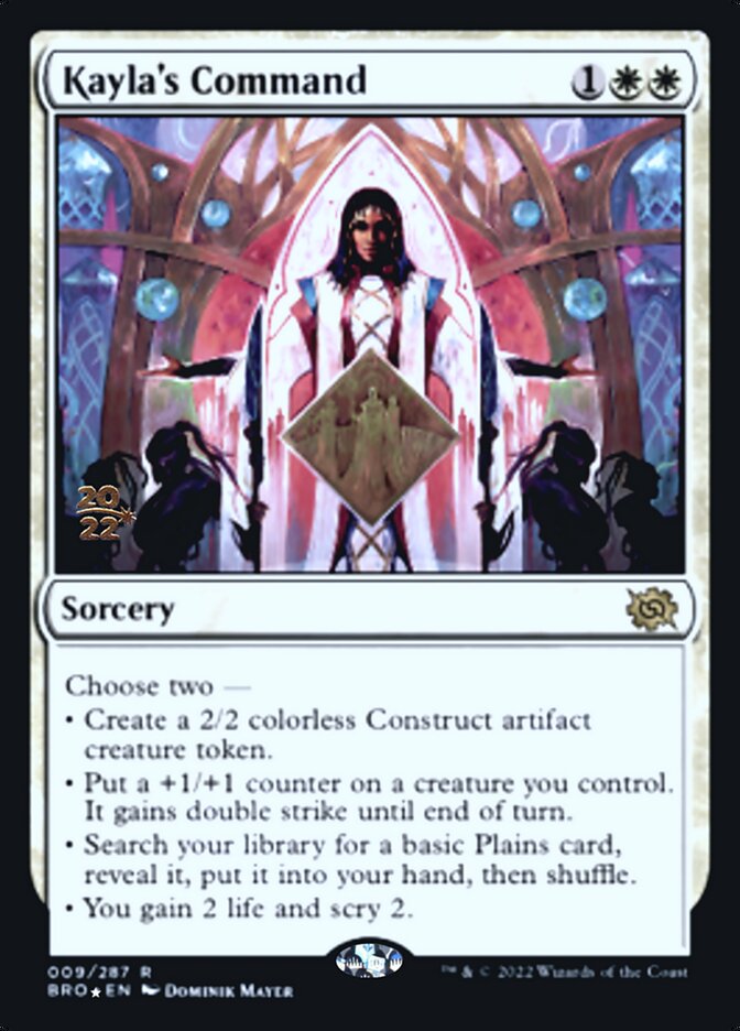 Kaylas Command - Foil - Prerelease Promo