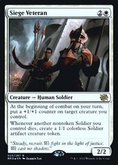 Siege Veteran - Foil - Prerelease Promo