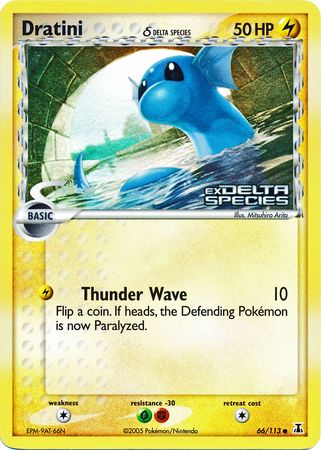 Dratini (Delta) - 66/113 - Common - Reverse Holo