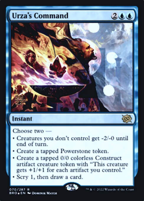 Urzas Command - Foil - Prerelease Promo