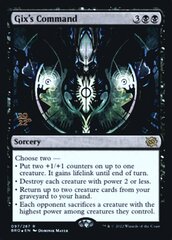 Gix's Command - Foil - Prerelease Promo