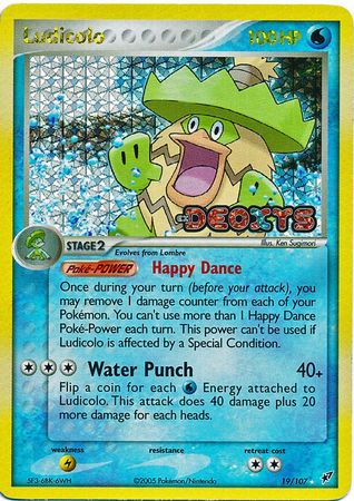 Ludicolo - 19/107 - Rare - Reverse Holo