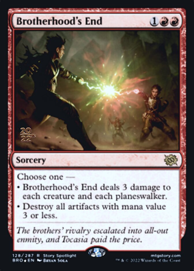 Brotherhoods End - Foil - Prerelease Promo