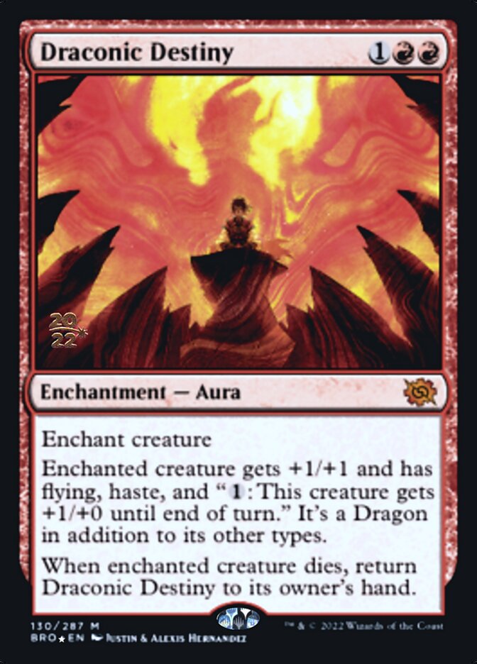 Draconic Destiny - Foil - Prerelease Promo