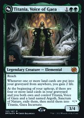 Titania, Voice of Gaea - Foil - Prerelease Promo