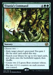 Titania's Command - Foil - Prerelease Promo