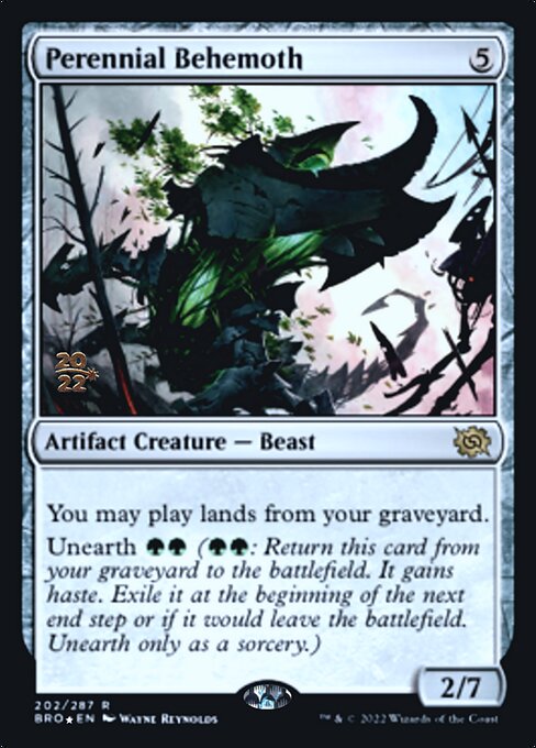 Perennial Behemoth - Foil - Prerelease Promo