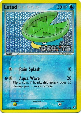 Lotad - 63/107 - Common - Reverse Holo