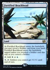 Fortified Beachhead - Foil - Prerelease Promo