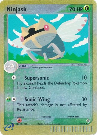 Ninjask - 38/97 - Uncommon - Reverse Holo