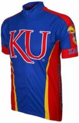 Adrenaline Promotions Kansas University Jayhawks Road Cycling Jersey Medium - 50% OFF! (233865057)