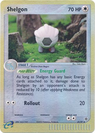 Shelgon - 41/97 - Uncommon - Reverse Holo