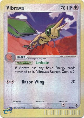 Vibrava - 46/97 - Uncommon - Reverse Holo