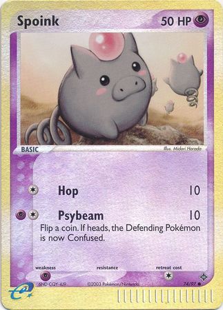 Spoink - 74/97 - Common - Reverse Holo